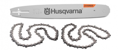 2 Stück Husqvarna Sägekette 325x1,5-64TG für Schiene/Schwert 38cm 