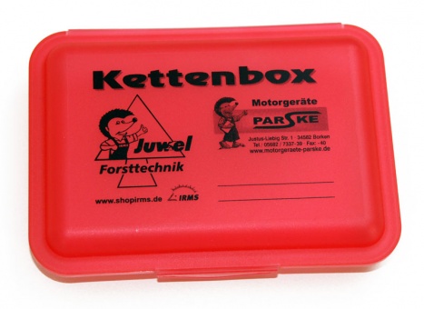 Juwel Kettenbox - sichere Aufbewahrung für Sägeketten 