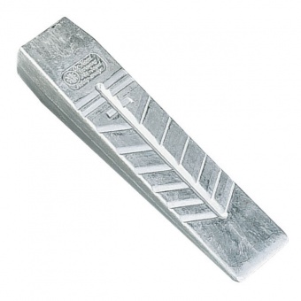 22cm lg. 550gr. Fällkeil Aluminiumkeil Ochsenkopf 